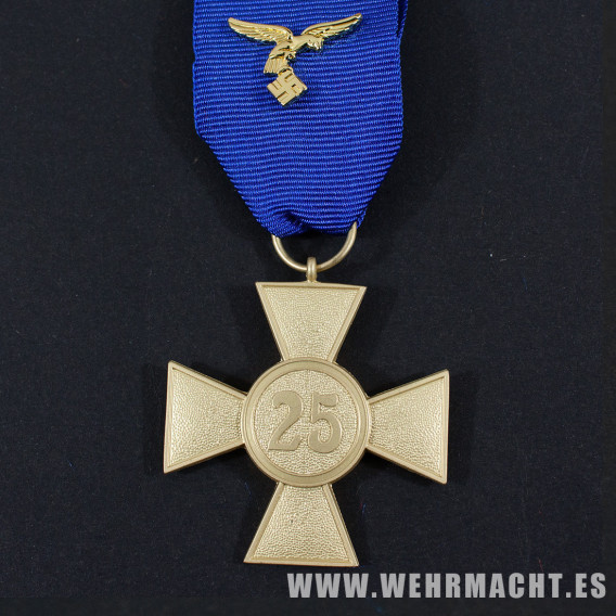 Medalla 25 años de servicio Luftwaffe