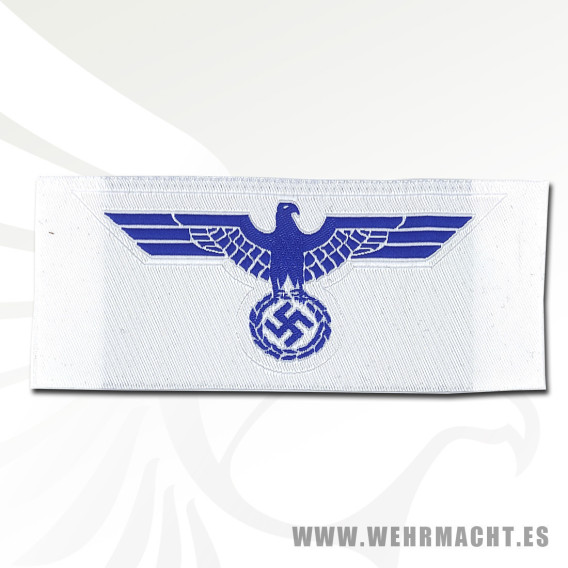 Águila de pecho Kriegsmarine, tropa, blanco