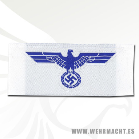Águila de pecho Kriegsmarine, tropa, blanco