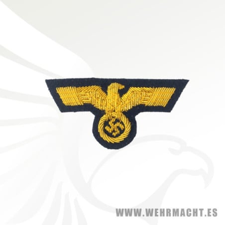 Kriegsmarine embroidered eagle for visor caps