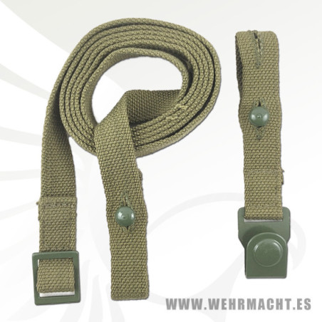 German gasmask canister carrying straps