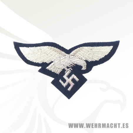 Luftwaffe officers hand embroidered breast eagle