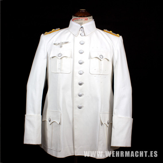 Weisser Rock M37 para oficiales de la Wehrmacht