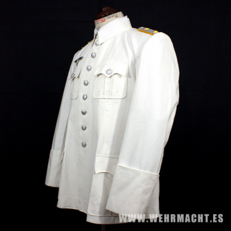 Weisser Rock M37 para oficiales de la Wehrmacht