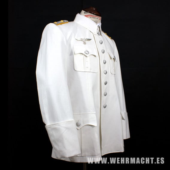 Weisser Rock M37 para oficiales de la Wehrmacht