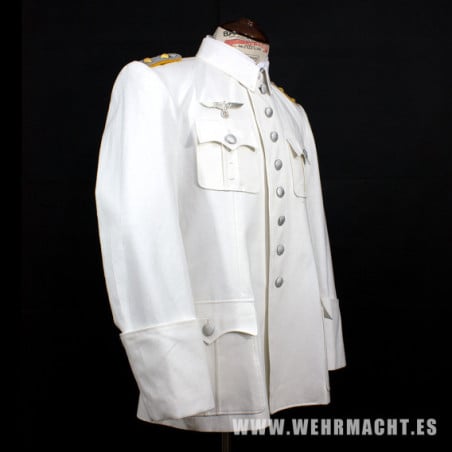 Weisser Rock M37 para oficiales de la Wehrmacht
