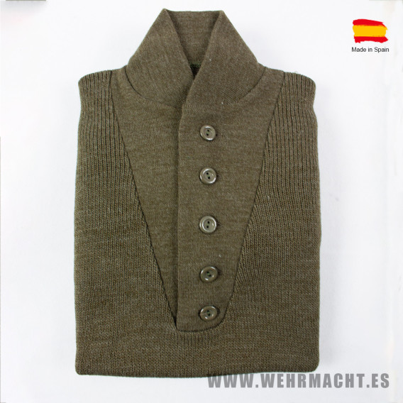US M1943 OD Highneck Sweater (5 button)