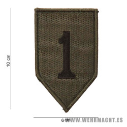 U.S. 1st Division badge, Green