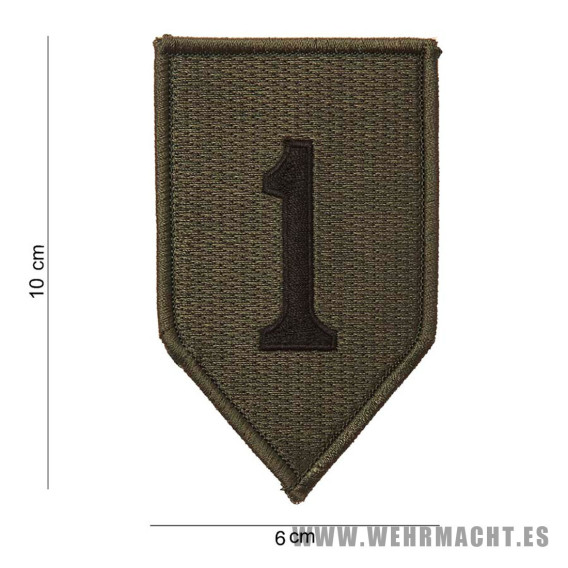 Parche de brazo 1ª División de Infantería U.S. Verde