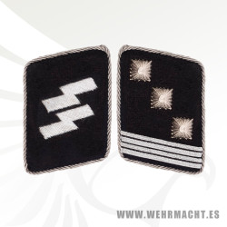 SS-Hauptsturmfuhrer collar tabs