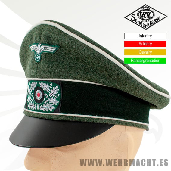 Gorra de plato Alter Art Wehrmacht para Oficiales EREL