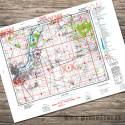 Mapa Militar Alemán - Caen 5-6 (Caen 1943)