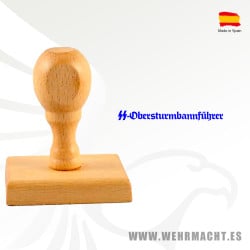 Rubber Stamp - SS-Obersturmbannführer Signature