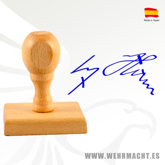 Sello de madera - Firma Adolf Hitler