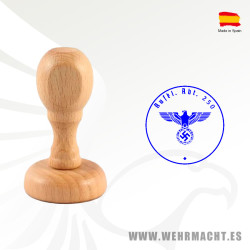 Sello de madera - Batallón de reconocimiento 250