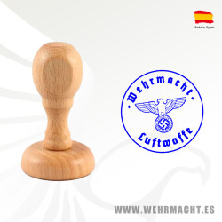 Sello de madera para matriculas Luftwaffe