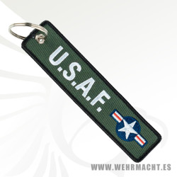 Keychain with USAF embroidered
