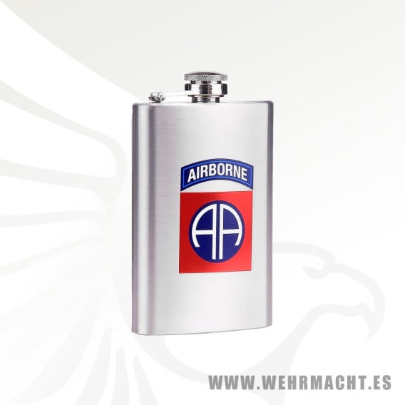 82nd Airborne Stainless Steel Flask 5 oz