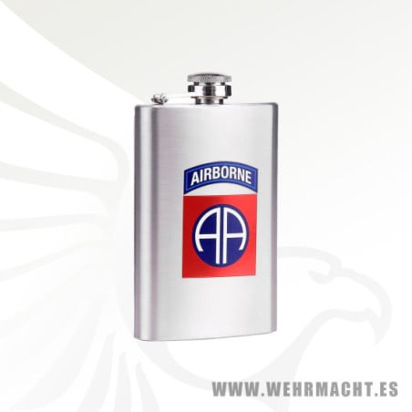 82nd Airborne Stainless Steel Flask 5 oz