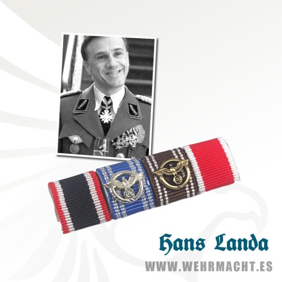 Hans Landa 's Ribbon Bar (Inglorious Bastards)