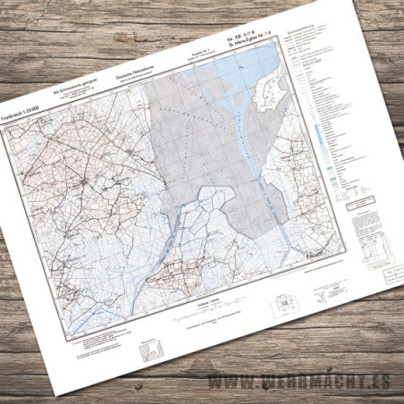German military map - St-Mère-Église 7-8 (St Marie du Mont)