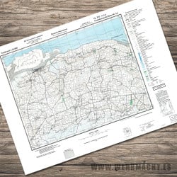 German military map - Grandcamp-les Bains 5-6 (Pointe du Hoc)