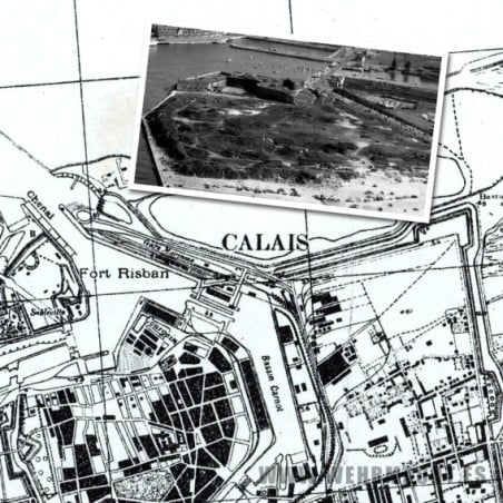 Mapa Militar Alemán - Calais 5-6 (1942)