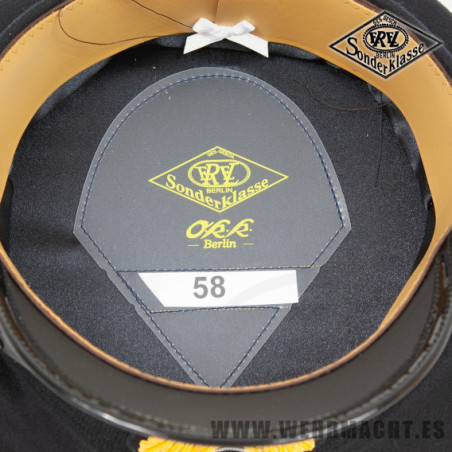 Gorra de plato Kriegsmarine "Bootsmann" EREL
