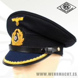 Gorra de plato Kriegsmarine Teniente EREL