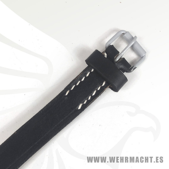 Black Leather Strap Mess Tin