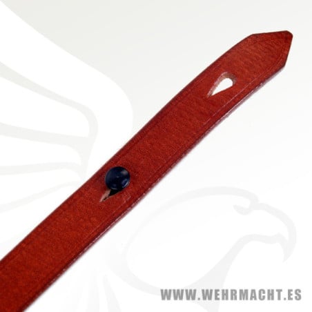 MP40 leather sling, dark brown