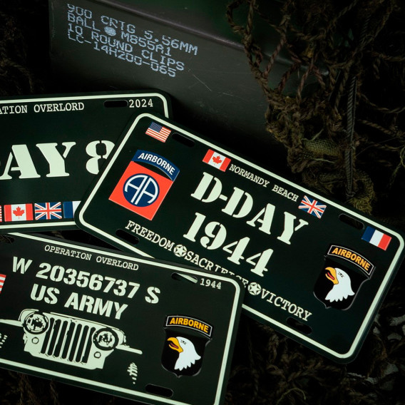 Licence plate D-Day 1944