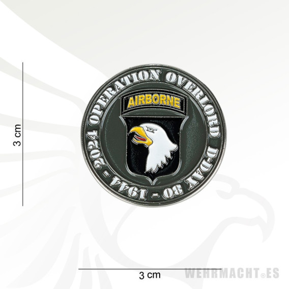 Pin 80 Aniversario Dia-D 101st