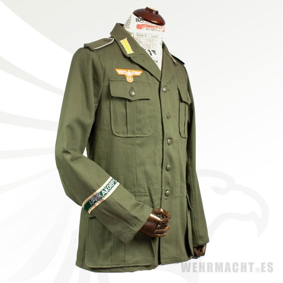 Tropenbluse M40 Afrikakorps para tropa y suboficiales