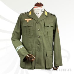 Tropenbluse M40 Afrikakorps para tropa y suboficiales