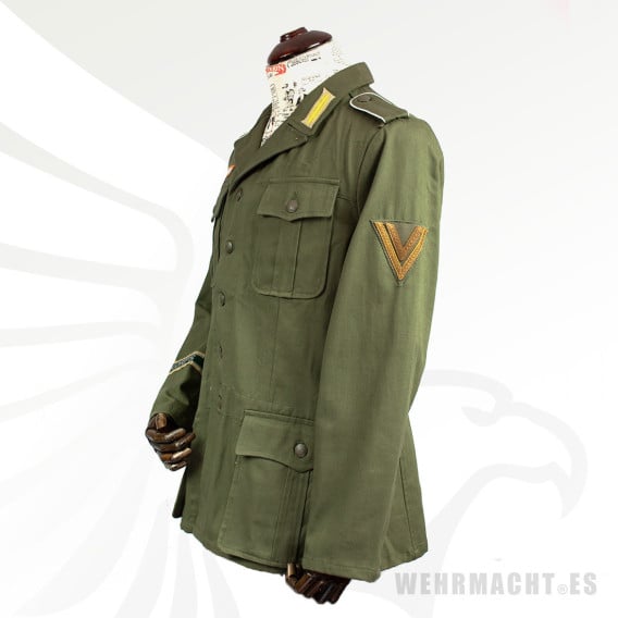Tropenbluse M40 Afrikakorps para tropa y suboficiales