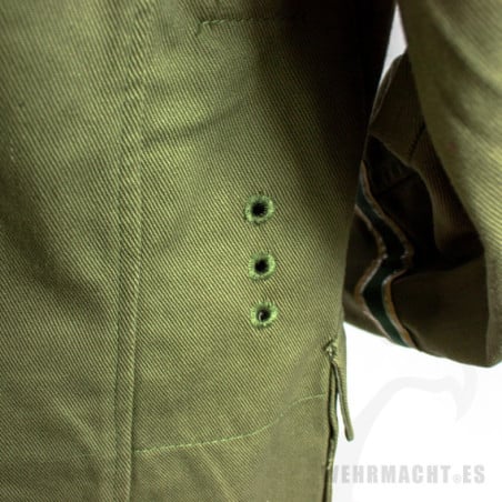 Tropenbluse M40 Afrikakorps para tropa y suboficiales