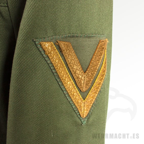 Tropenbluse M40 Afrikakorps para tropa y suboficiales
