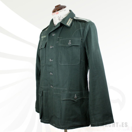 Feldbluse M42 Wehrmacht en Drillich
