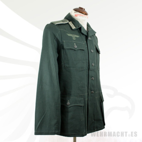 Feldbluse M42 Wehrmacht en Drillich
