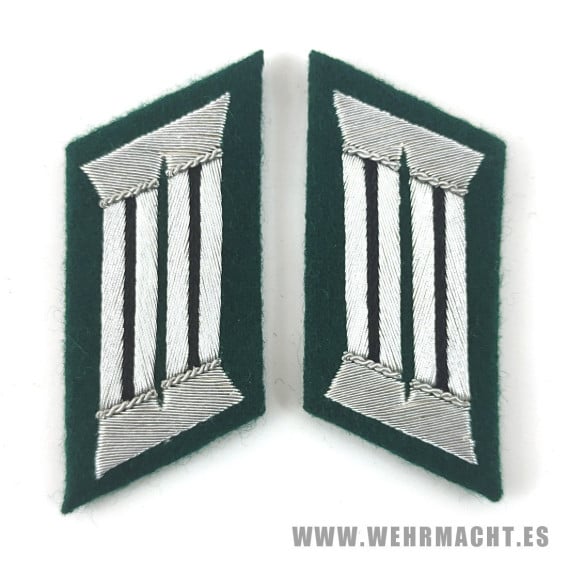 Wehrmacht Officers collar patches