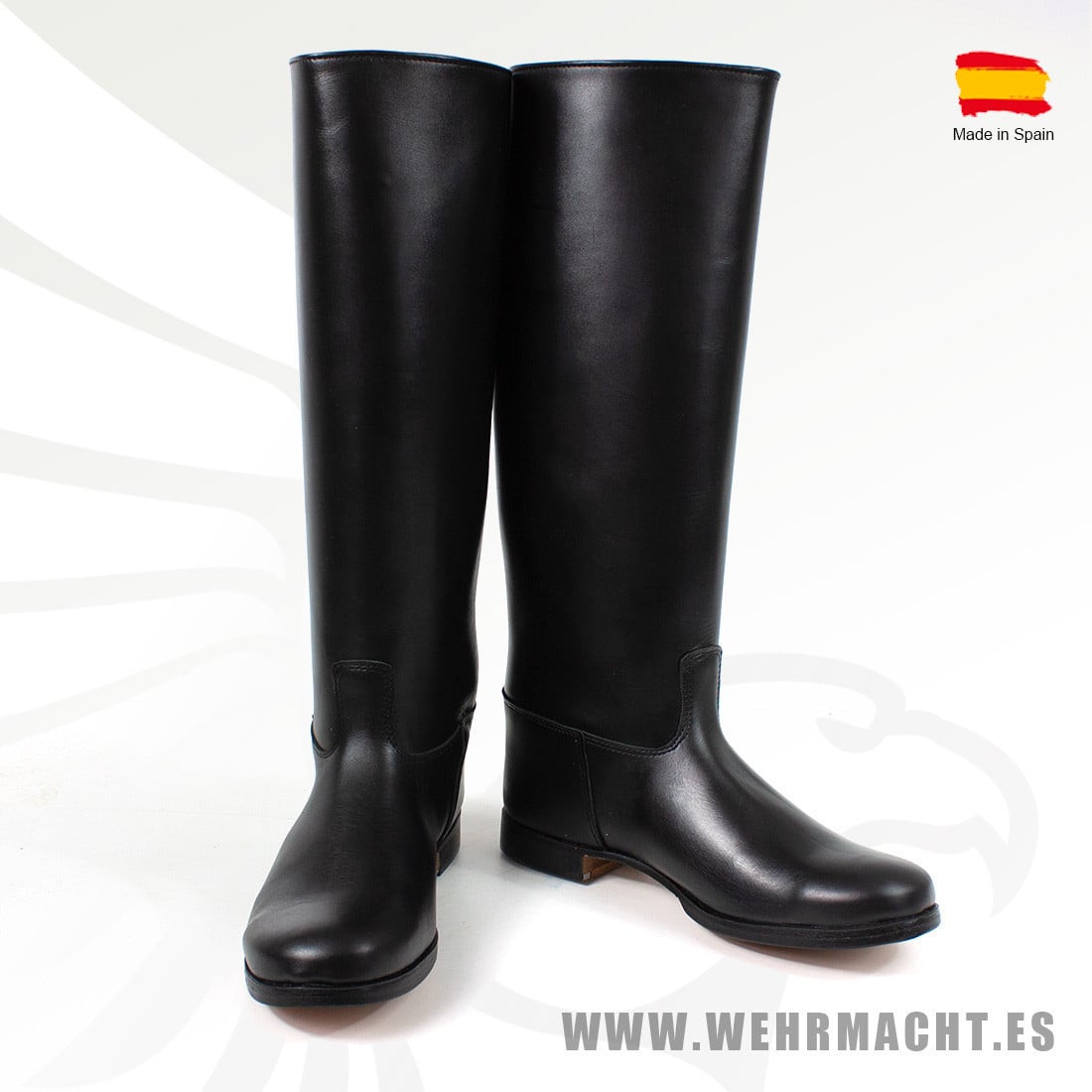 Botas de montar para oficiales, Negras