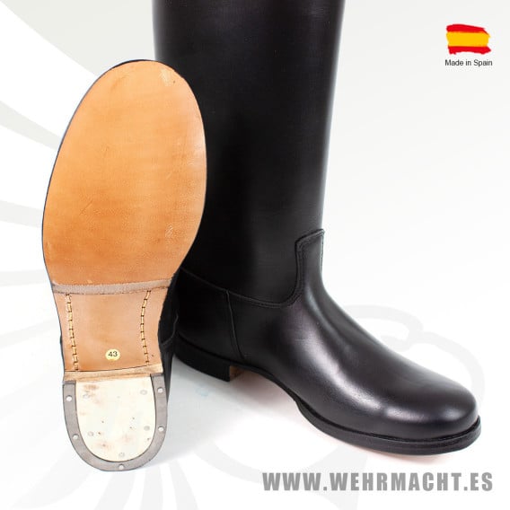 Botas de montar para oficiales, Negras