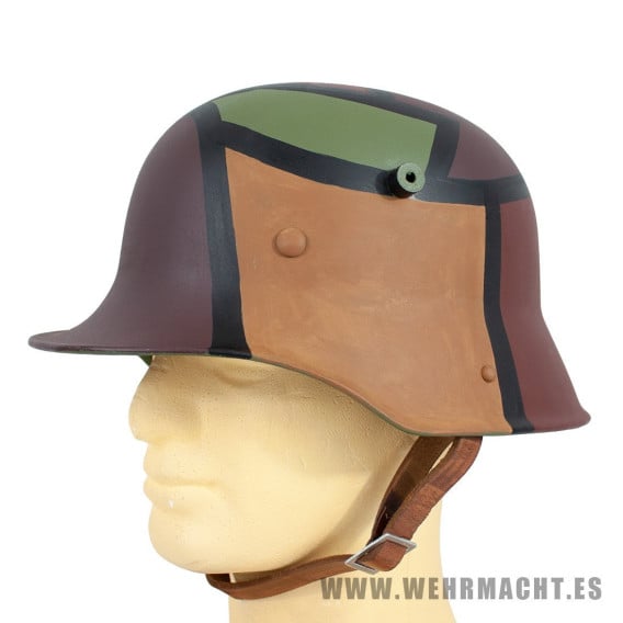 Casco De Paracaidista Alemán M38 Con Acabado De Camuflaje 1716604100