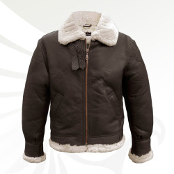US Bomber leather Jacket B3 - Miltec