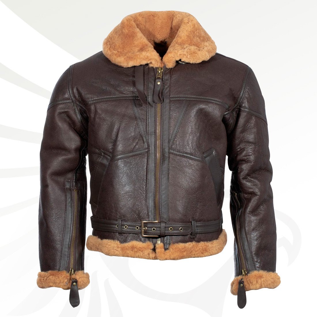 高感度ショップで2023年売れたブランド leather Bomber RAF Jacket Miltec - ジャケット・アウター