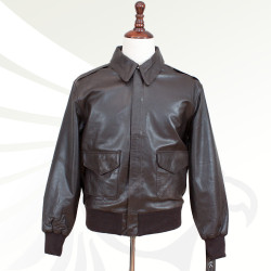 Chaqueta de piloto A2, marrón