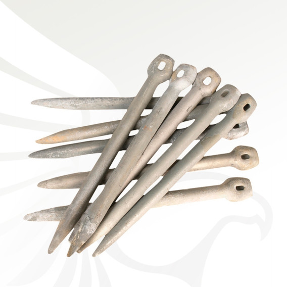 Zeltbahn peg metal, Original