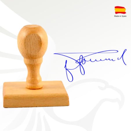 Sello de madera - Firma Erwin Rommel