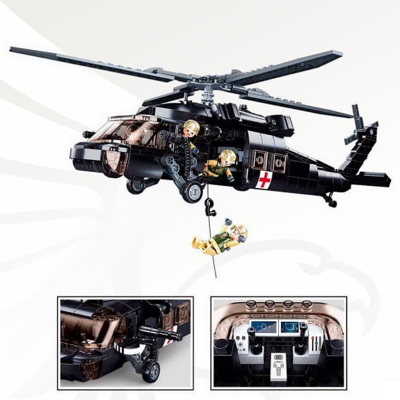 Sluban US medical Army helicopter M38-B1012